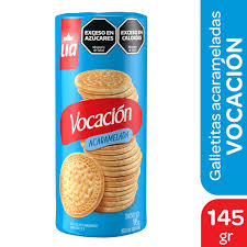 GALLETITAS VOCACION 145 GRS ACARAMELADAS PAQ CELESTE